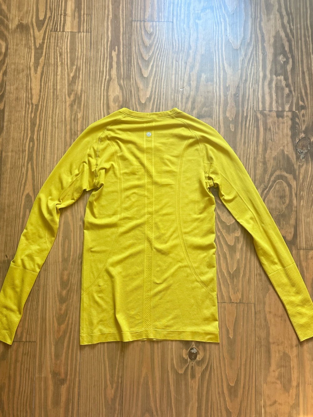 lululemon athletica swiftly Women's Long Sleeve Top - Bright Yellow - Picture 5 of 6
